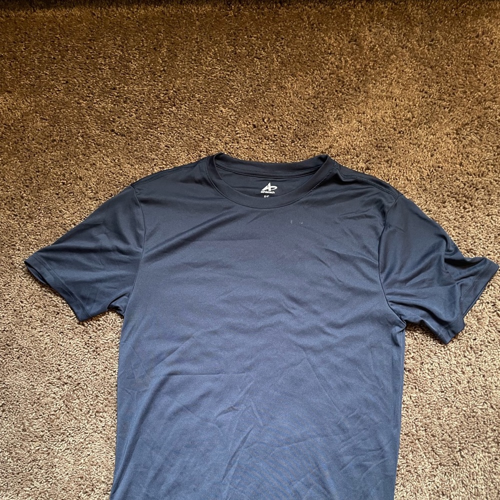 Dark blue spandex t-shirt
